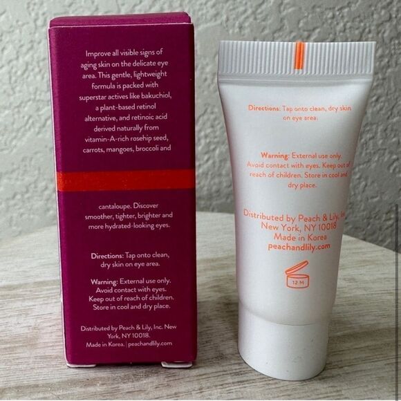$6 π Peach & Lily RetinolβFor All Pure Peach Retenioc Eye Cream NEW - Picture 3 of 10